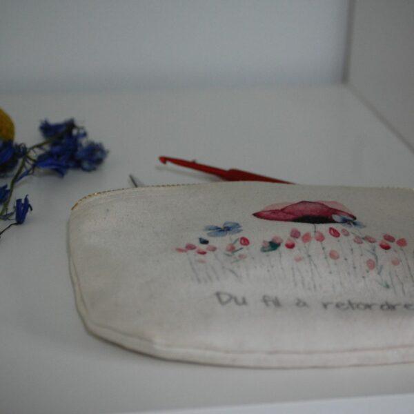 Pochette illustrée à l'aquarelle