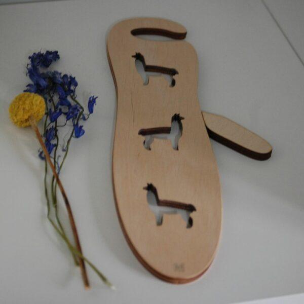 Bloqueurs en bois pour moufles. Made in Hauts de France