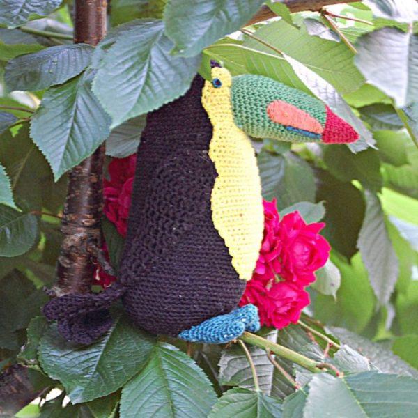 Toucan au crochet. Made in France