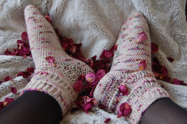 Chaussettes au crochet. Du Fil à Retordre. Made in France