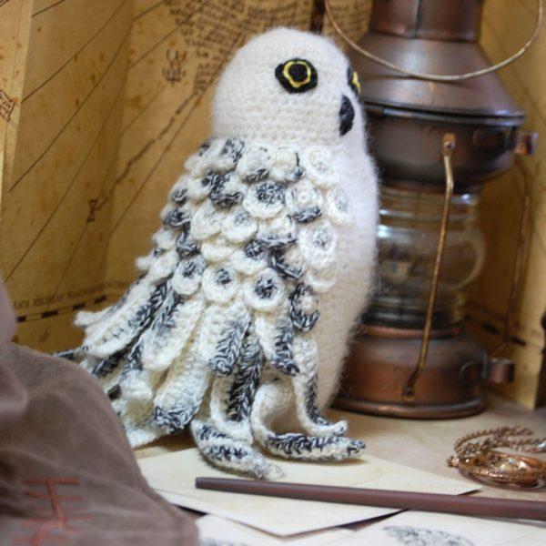 Chouette Hedwige au crochet